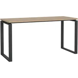 Mid.you Schreibtisch in Eichefarben, 150 cm - Moderne Schreibtisch in Holzoptik mit stabilen Kufenbeinen, ideal für ein stilvolles Arbeitszimmer und eine harmonische Arbeitsumgebung.