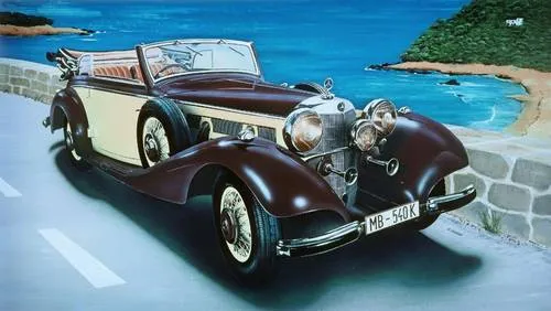 Italeri 510003701 Automodell Bausatz 1:24 - Mercedes Benz 540K - Sonstige Kategorie: Detaillierter Automodell Bausatz im Maßstab 1:24, ideal für Modellbau-Enthusiasten und Sammler, die Wert auf Präzision legen.