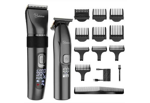 HATTEKER Haarschneider RFC695, T-Klinge Trimmer Bartschneider Wasserdicht