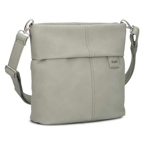 Zwei Mademoiselle M8 Schultertasche 25 cm sage in grün von ZWEI