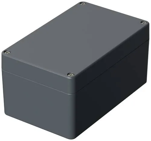 BOPLA EUROMAS A 118 01118000 Industrie-Gehäuse - Unterputzdosen aus robustem Aluminium in Silber-Grau (RAL 7001) für langlebige Anwendungen, ideal für industrielle Einsatzbereiche.
