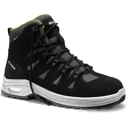 Sicherheitsstiefel RIWEMO XXP GTX black-green Mid ESD S2 WR CI, Größe 40 - Robuste Sicherheitsstiefel RIWEMO XXP GTX für optimalen Tragekomfort und Schutz. Ideal für den professionellen Einsatz, mit atmungsaktivem GORE-TEX-Material und rutschfester Sohle.