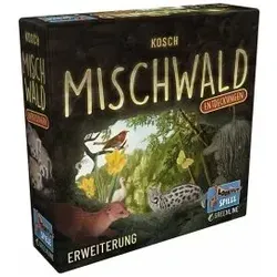 Mischwald - Entdeckungen: Die dritte Erweiterung - Gesellschaftsspiel mit 55 neuen Karten für mehr Taktik und Vielfalt, inklusive einzigartiger Höhlenkarten und Herausforderungen im Solo-Modus.