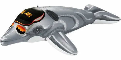 WEHNCKE Wassertier Reittier Delfin Delphin Luftmatratze Badespielzeug 190 x 90cm