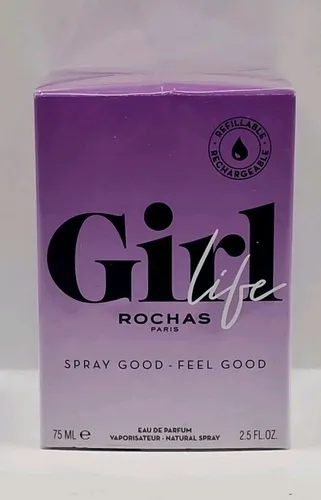 Rochas Girl Life Eau De Parfum 75 ml - Damendüfte mit fruchtigen Noten und einem Hauch von Blumen, ideal für selbstbewusste Frauen, die ihren individuellen Stil unterstreichen möchten.
