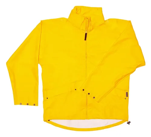 Helly Hansen Regenjacke Voss PU-Stretch Größe M - Gelb für optimalen Wetterschutz - Funktionsjacke aus PU-Stretch-Material, wasserdicht und atmungsaktiv, perfekt für Outdoor-Aktivitäten bei jedem Wetter.
