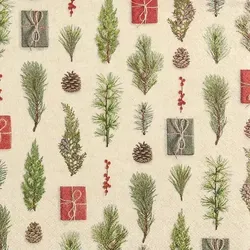 Home Fashion, Gifts and Branches eco, Lunch-Servietten aufgefaltetes Maß 33 cm x 33 cm, im Viertelfalz, 20 Stück pro Pack