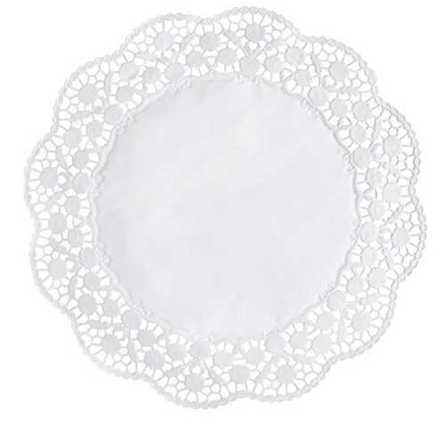 PAPSTAR Modellierwerkzeug 12 Tortenspitzen rund Ø 36 cm weiss