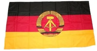 Fahne Stockflagge DDR NEU 30 x 45 cm Flagge