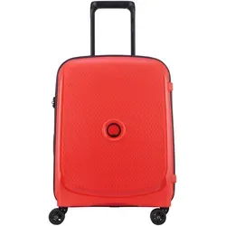 DELSEY PARIS Belmont Plus MR - 55cm S Slim Rot - Koffer mit innovativem SECURITECH-Reißverschluss und TSA-Schloss für maximale Sicherheit. Ideal für stilbewusste Reisende, die Wert auf Organisation und Nachhaltigkeit legen.