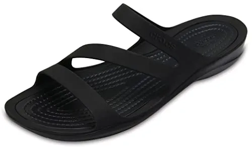 Produktbild Crocs Swiftwater Sandalen schwarz für Damen, Größe 36-37 (6)