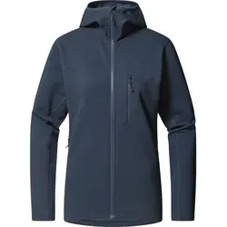 Haglöfs Damen Rosson Mid Hoodie Jacke (Größe M, blau) von Haglöfs