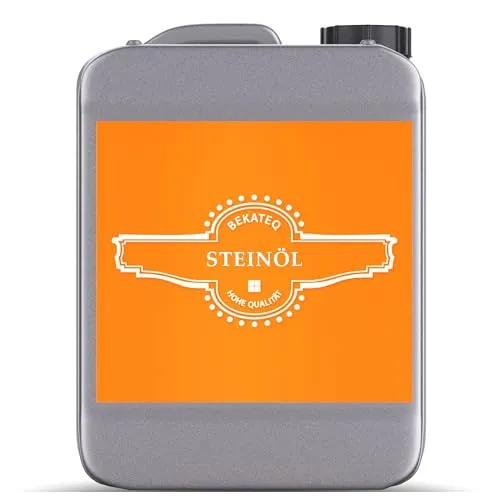 Steinöl 2,5L - Naturstein Öl Pflegeöl & Steinimprägnierung - Holzöle - Lösemittelfrei und wasserabweisend, ideal für die Pflege und den Schutz aller Natur- und Kunststeine, dringt tief ein und erhält die natürliche Farbstruktur.
