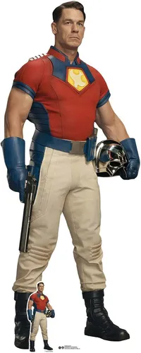 Dekofigur Peacemaker - John Cena - Lebensgroßer Pappaufsteller - Lebensgroßer Pappaufsteller für jede Veranstaltung! Einfach aufzubauen und ideal als Deko-Highlight. Inklusive Mini-Tischaufsteller für Geschenke oder Buffets. Platzsparend verstaut nach dem Einsatz. Offiziell lizenziert mit Echtheitssiegel.