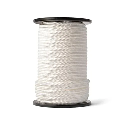 SNURO Nylon Seil (8mm, 50M, Weiß) in weiß von Snuro