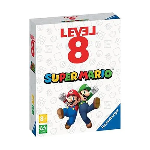 Ravensburger Super Mario Geschenke und Spielzeug – Kartenspiel der Stufe 8 für Kinder und Erwachsene ab 8 Jahren