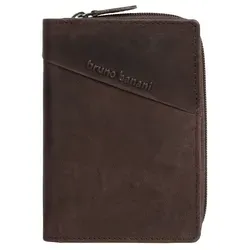 bruno banani Geldbörse im Hochformat - Elegante Echtleder Damenbörse - Damen-Geldbörse aus hochwertigem Rindleder mit 9 Kartenfächern und sicherem Reißverschluss-Münzfach, ideal für stilbewusste Frauen.