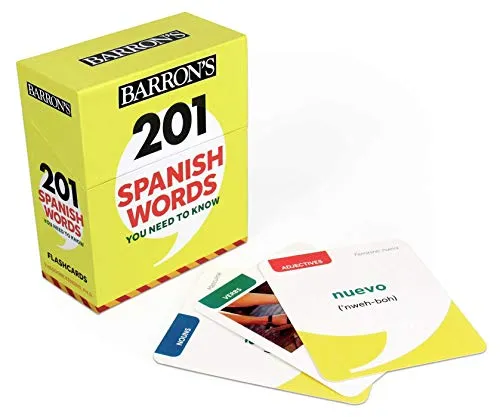 Spanish Words You Need to Know Flashcards (Barron's Foreign Language Guides) 201