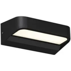 BRILONER LED Außenleuchte - Moderne Außenlampe in Schwarz - Hochwertige IP44 Außenwandleuchte mit 8 Watt und 900 Lumen, ideal für Eingangsbereiche. Schlichtes Design und hohe Lebensdauer von ca. 25.000 Stunden.