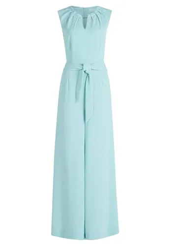 Betty Barclay Hosenanzug blau 38 - Eleganter Hosenanzug in Pastellblau, ideal für besondere Anlässe. Aus 100% Polyester, pflegeleicht und bequem, Größe 38.