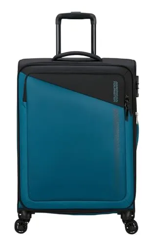 American Tourister Daring Dash - Spinner M, 66.5 cm - Koffer für einwöchige Reisen, erweiterbar und leicht mit umweltfreundlichem Innenmaterial aus recycelten PET-Flaschen.