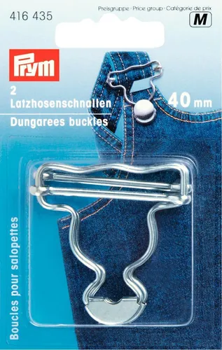 Latzhosenschnallen Stegbreite 40 mm Latzhose Verschluss PRYM 416435 Schnalle 2