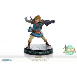 First4Figures - LINK! The Legend of Zelda: Tears of The Kingdom PVC-Figur - Detailreiche PVC-Figur von Link aus The Legend of Zelda: Tears of the Kingdom, mit leuchtenden Elementen und kunstvoll gestalteter Basis. Ideal für Sammler und Fans der Reihe.