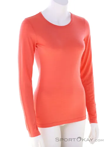 Ortovox 150 Cool Clean L/S Damen Shirt - Pink-Rosa - XL - Funktionsunterwäsche mit atmungsaktivem Material, ideal für aktive Frauen, die Wert auf Komfort und Funktionalität legen.