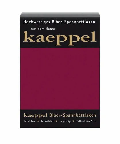 Kaeppel Spannbettlaken Biber - Kuschelig weich für den Winter - Spannbettlaken aus 100% Baumwolle mit rundum Gummizug. Ideal für kalte Nächte, waschbar bis 60°. Perfekt für gemütliche Schlafzimmer!