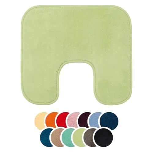 liebling Badteppich mit Bügelausschnitt, 100% Polyester in gelb von liebling