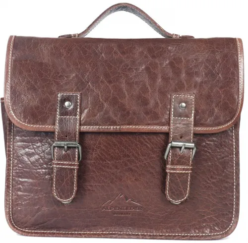 Alpenleder Camera Bag Reporter Brandy in braun von Alpenleder