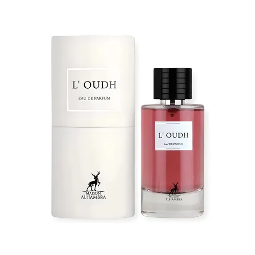 Maison Alhambra Eau de Parfum L' Oudh, Unisex, 100 ml - Unisex-Eau de Parfum mit einzigartigem Oudh-Duft, ideal für Damen und Herren. Hochwertige Qualität zum besten Preis.