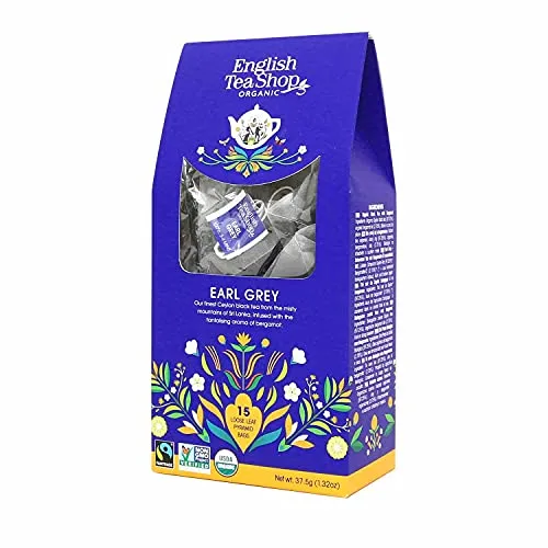 ETS - Earl Grey, BIO Fairtrade, 15 Pyramiden-Beutel in Papierbox
