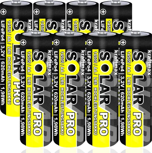 er Pack SOLAR pro Mignon AA Akkus