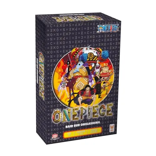 TOPI GAMES | One Piece Raid auf Onigashima | Strategisches Gesellschaftsspiel | Bekämpfen Sie Kaido und Big Mom oder treten Sie der Allianz bei, um Wano zu befreien, Kartenspiel | 2 bis 6 Spieler | ab