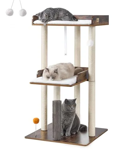 111cm Katzenbaum, Katzenturm für große Erwachsene Hauskatzen