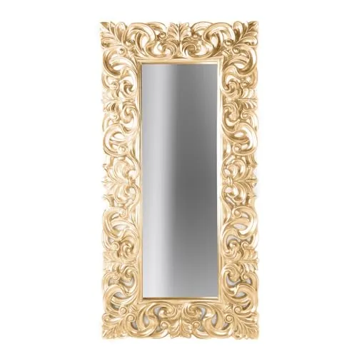 Riess-Ambiente Wandspiegel VENICE 180x90cm gold - Eleganter Barock-Spiegel für das Wohnzimmer, variabel aufhängbar und sorgt für eine stilvolle Raumgestaltung.