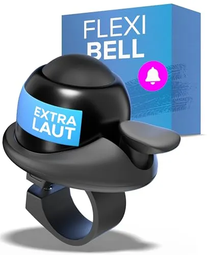 BÜCHEL Fahrradklingel FLEXIBELL in Schwarz