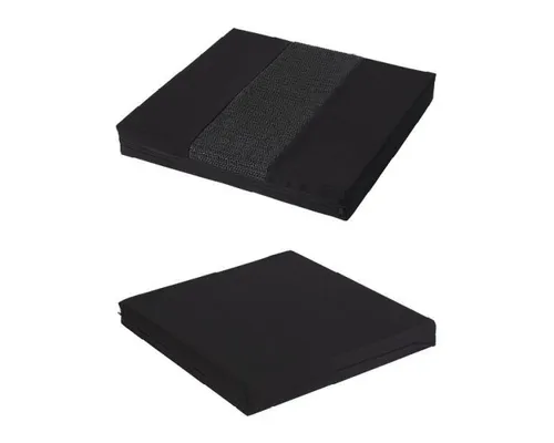 RUSSKA RG 35 Rollstuhl-Sitzkissen  43 x 45 x 5 cm schwarz mit Rutsch-Stopp