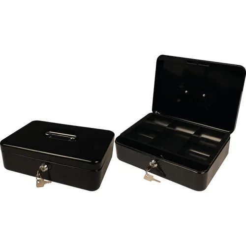 Geldkassette BxTxH 255x200x85 mm schwarz