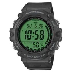 Casio AE-1500WHC-1AVEF Herrenuhr - Sportliche digitale Armbanduhr mit Alarm - Robuste digitale Herrenuhr mit Resin-Gehäuse, LED-Hintergrundbeleuchtung und 5 Alarmen. Wasserdicht bis 10 Bar, ideal für aktive Tage und vielseitige Einsätze.