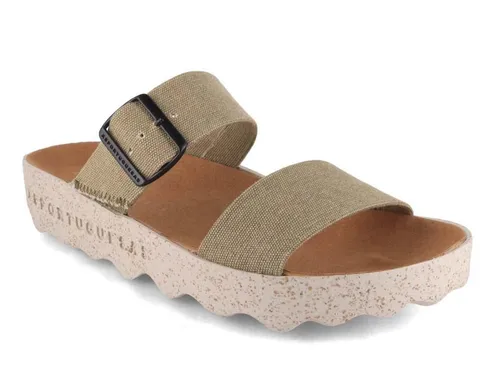 ASPORTUGUESAS P018281 Damen Pantoletten, EU 39 - Wanderschuhe in EU 39, nachhaltig aus recycelten Materialien und perfekt für entspannte Sommerausflüge.