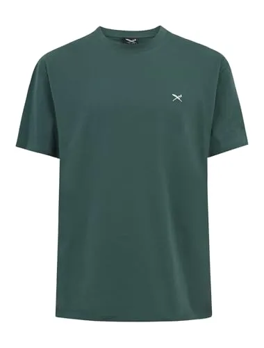 IRIEDAILY Mini Flag Relaxed Tee Cool Jungle M - T-Shirts für Herren mit stylischer Logo Stickerei auf der Brust für einen lässigen Look.