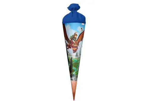 Roth Schultüte Drachenjäger 70cm in blau von Roth
