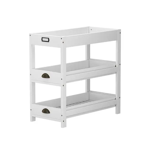 Vicco Bücherregal Legum, Weiß, 33 x 66 cm von Vicco