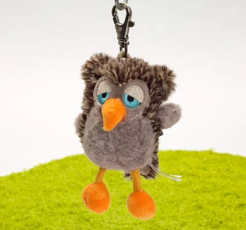 Schaffer Schlüsselanhänger Karabinerhaken Eule Eulalia 9cm