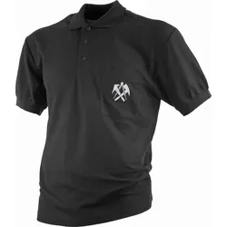 Job Polo-Shirt KONRAD DACHDECKER schwarz - L
