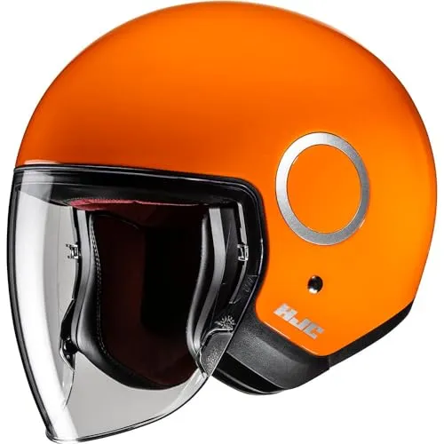 HJC Jet Motorradhelm RPHA 40 UNI Orange Tramonto, XXL in orange von HJC Helmets