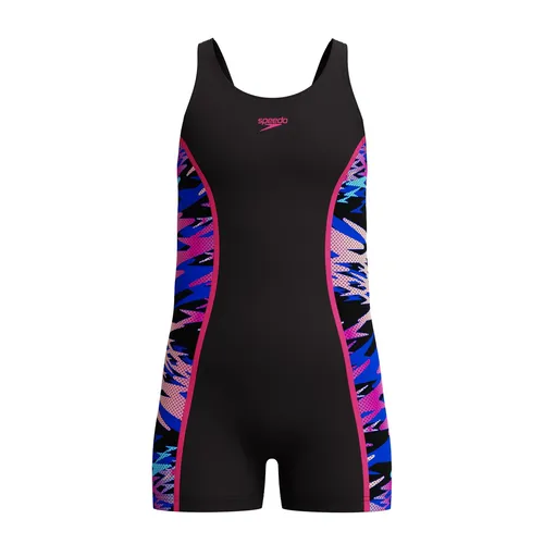 Speedo Kids Hb Legsuit 5-6 Years Black/Pink von Speedo