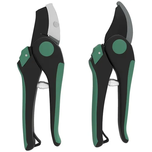 Gartenwerkzeug Set 2 Stück Garten Werkzeug aus Metall Gartengeräte Grün
